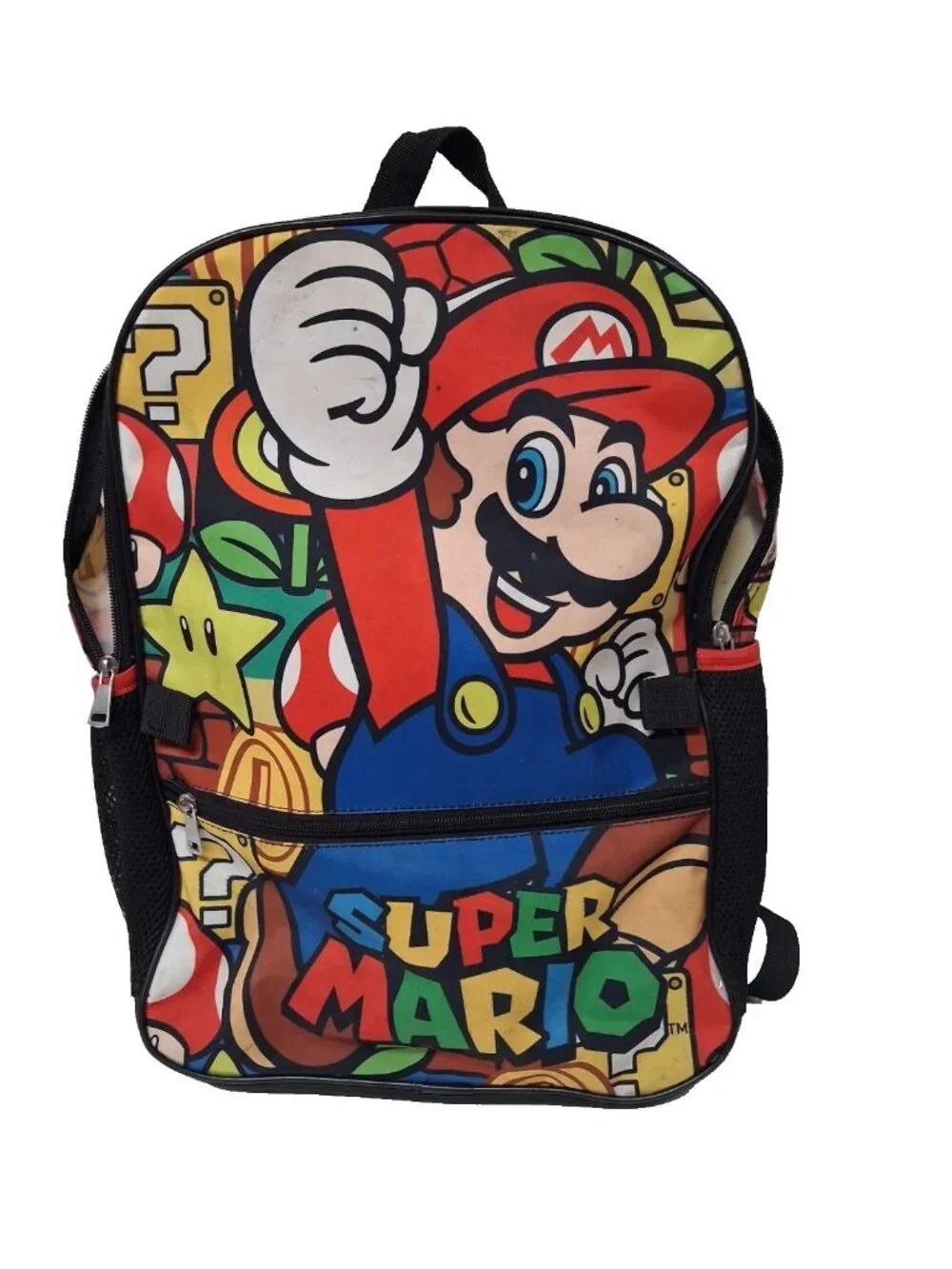 Nintendo Super Mario Ready Set Go Backpack 17x12